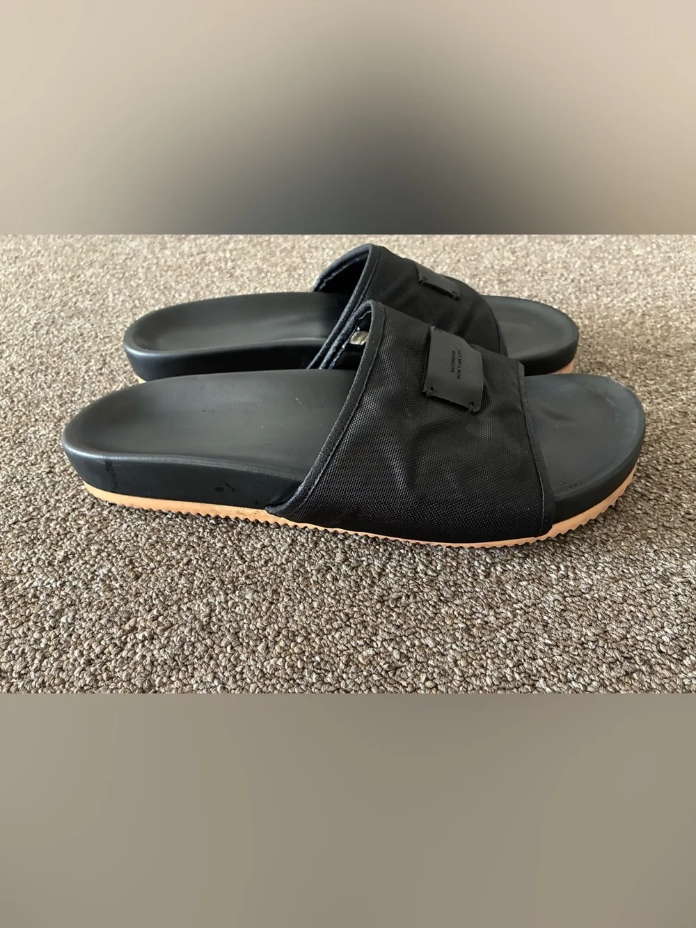 SATURDAYS NYC Banya Slides Black